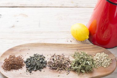 Farklı çayların arkaplanı