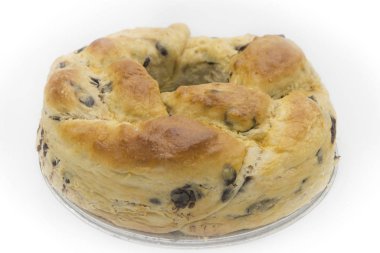 Tatil için kuru üzüm çelengi