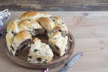 Çikolatalı brioş.