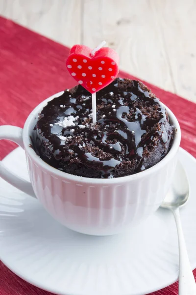 Tasse Kuchen für besonderen Tag — Stockfoto