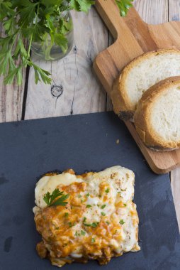 Lazanya ile sığır eti