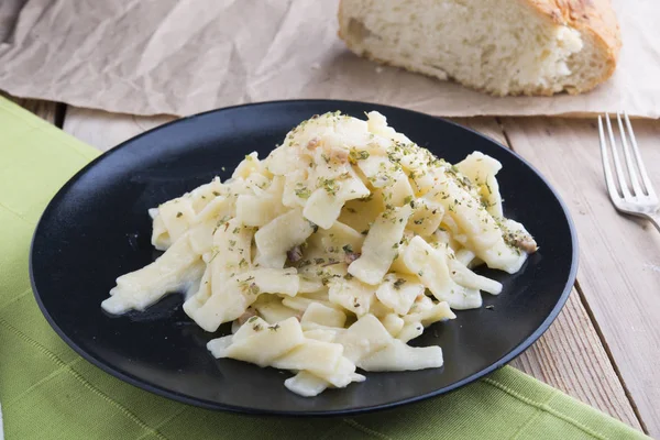 Tagliatelle de Carbonara — Fotografia de Stock