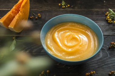 Balkabağı kremi Yeni Konsept, 3 boyutlu etki