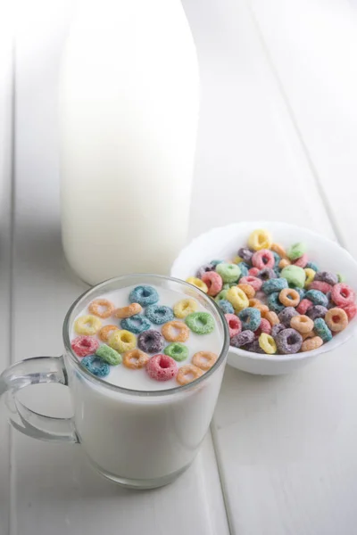 Mjölk och spannmål — Stockfoto