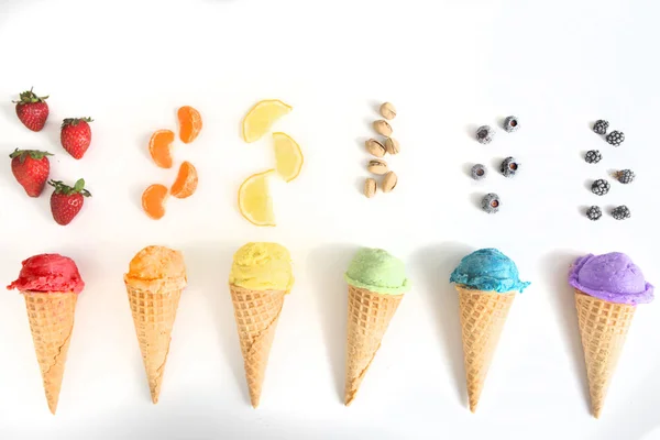 Colores de helado — Foto de Stock