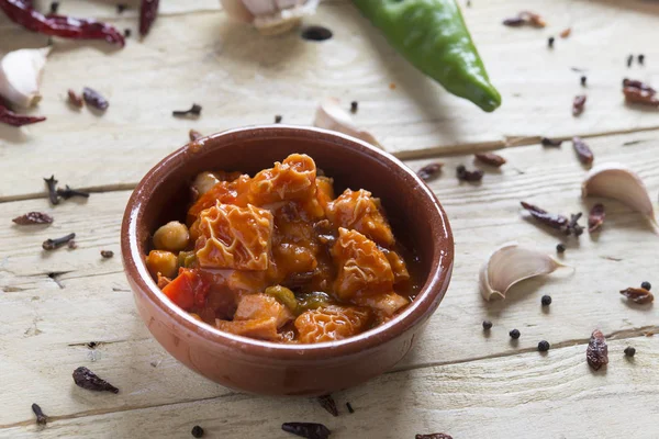 Comida espanhola (Callos ) — Fotografia de Stock