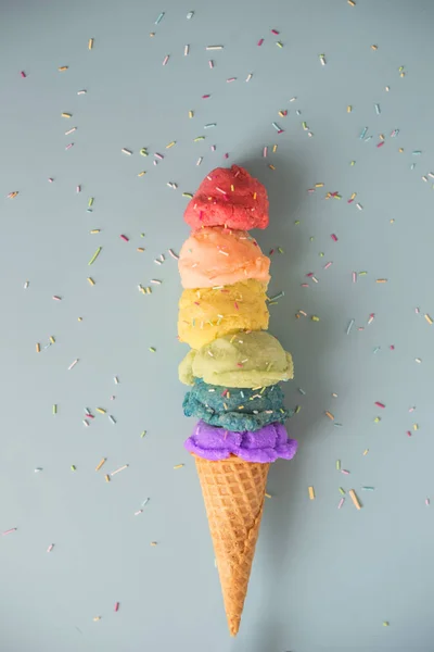 Ice cream for lgbt party — ストック写真