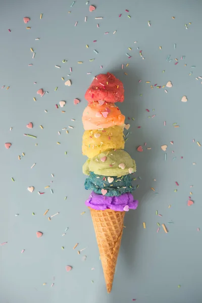 Ice cream colors — ストック写真