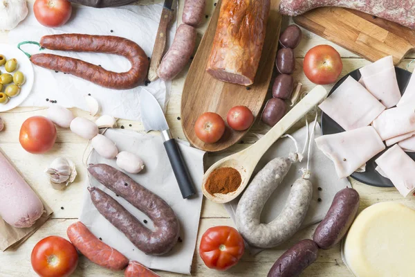 Comida española (embutido) ) —  Fotos de Stock