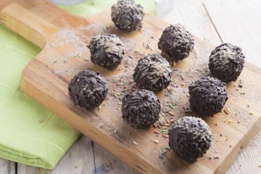 Çikolatalı mantar.