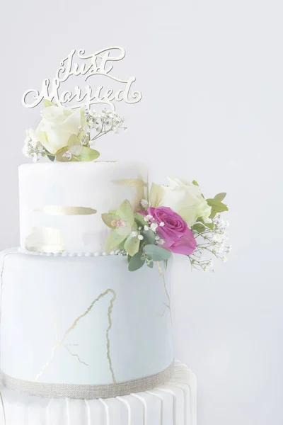 Hochzeitstortenfondant — Stockfoto