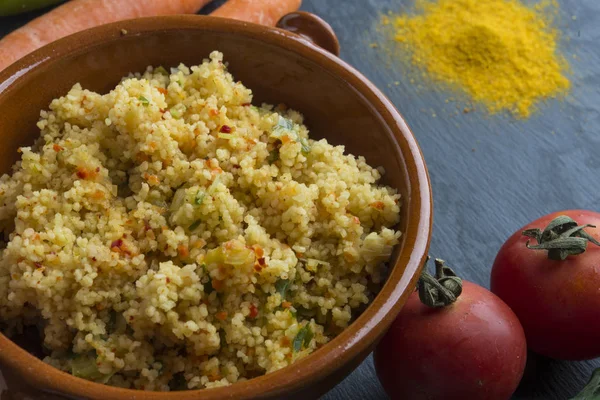 Cuscus con verdure — Foto Stock