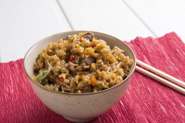 sığır eti ile pirinç