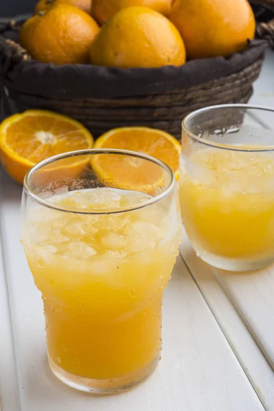 Jus d'orange glace — Photo