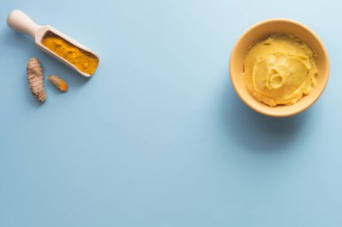 zerdeçal ve hindistan cevizi yağı macunu