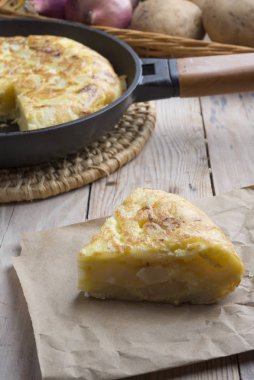 Tortilla de patatas (tipik İspanyol yemeği))