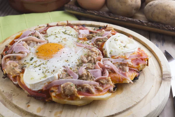 Pizza vegetarian — Stock Photo, Image