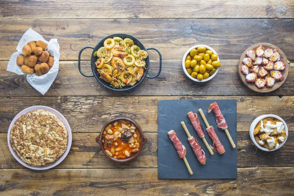Piatti tipici in Spagna — Foto Stock