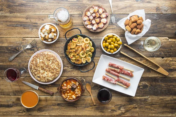 Comida típica espanhola — Fotografia de Stock