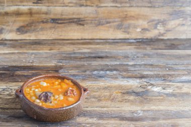 Typical spanish soup (potaje, cocido)