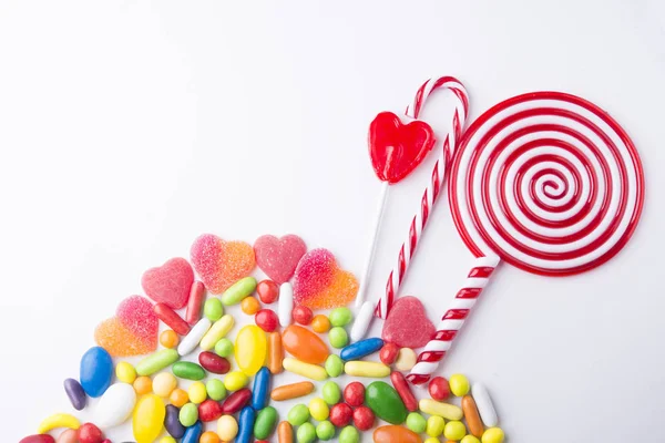 Colorful spiral lollipop — Stock Photo, Image