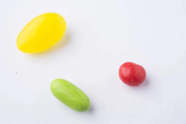 Colorful confectionery on white background — Stock Photo, Image