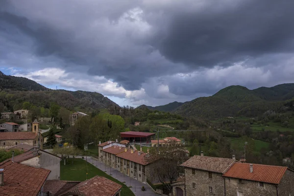 Hermoso Pueblo Montaña Cataluña España — Foto de Stock