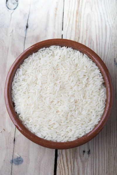 Indiase basmati rijst, pakistani basmati rijst, aziatische basmati rijst, — Stockfoto