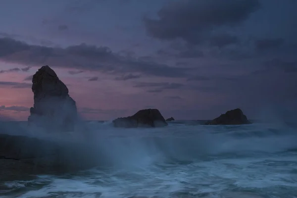 Puesta del sol, Cantabria, España — Foto de Stock