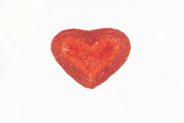 Feijão geleia em forma de coração — Fotografia de Stock