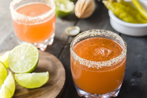 Michelada, μεξικάνικο κοκτέιλ — Φωτογραφία Αρχείου