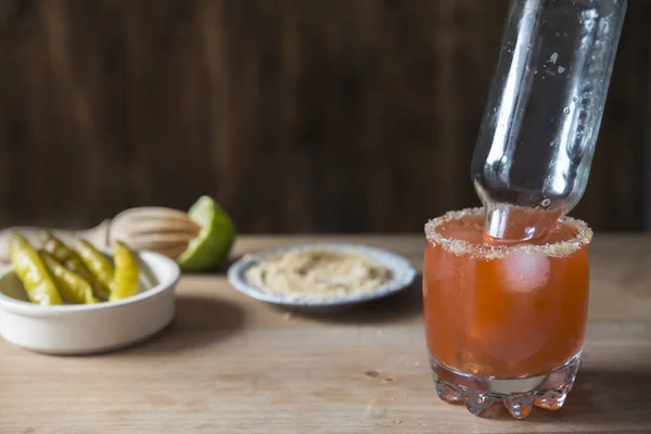 Cocktail red refreshment — Stock Photo, Image