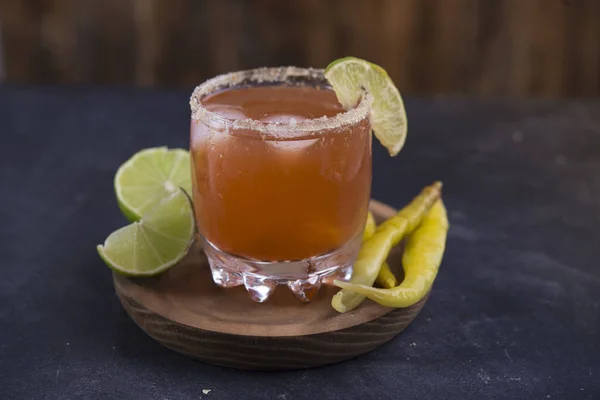 Типичный мексиканский коктейль — стоковое фото