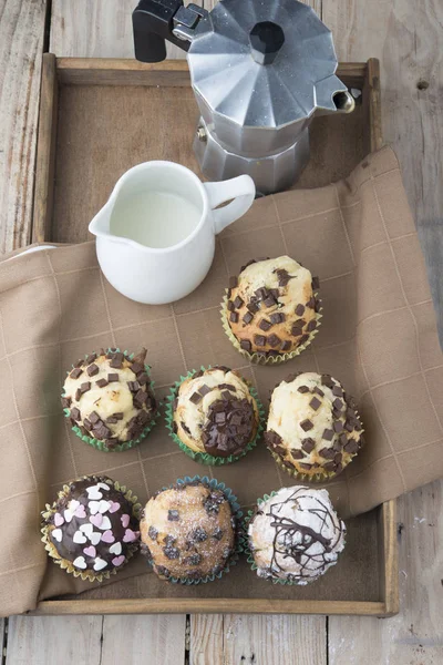 Muffins au chocolat — Photo