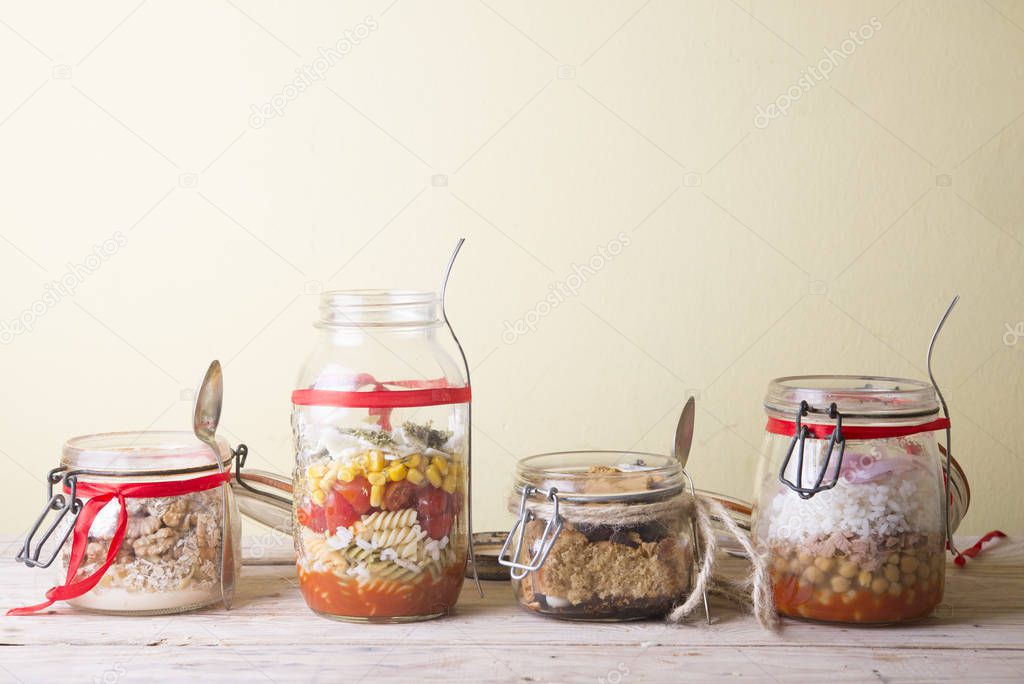 Food on Jar