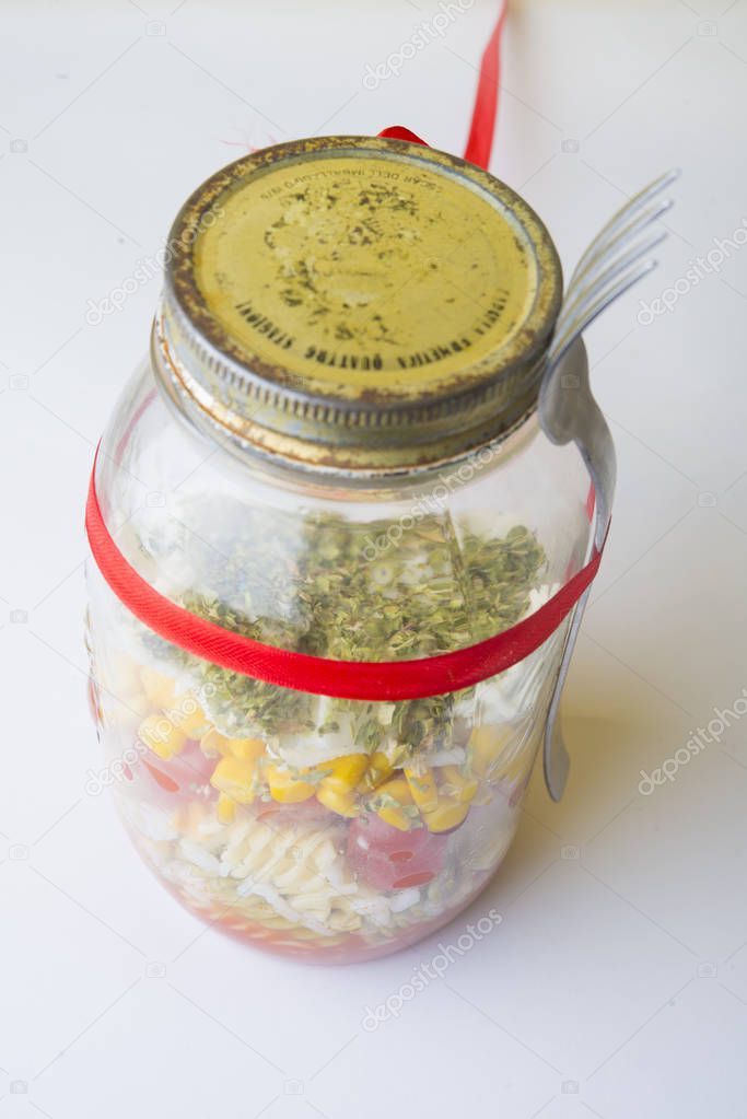 Food on Jar