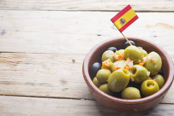 典型的西班牙食物 — 图库照片