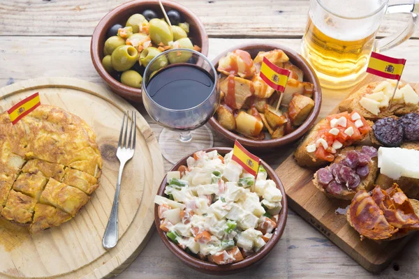 Ensaladilla Rusa (typical food in spanish) — Stock Photo, Image