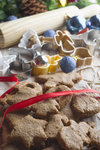 Christmas Biscuits — Stok fotoğraf