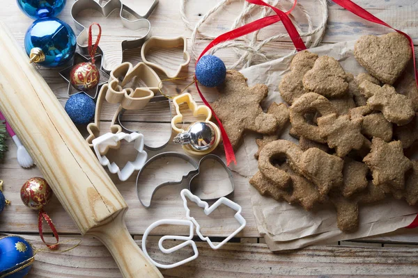 Christmas Biscuits — Stok fotoğraf