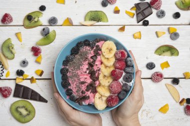 Gurme midyeler gerçek sahne.