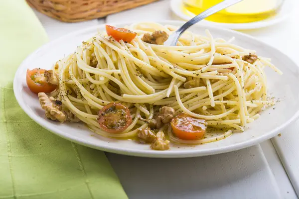 Spaghettis healthy — Stock Photo, Image