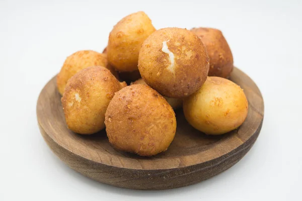 Colombian bu��uelo - Deep Fried Cheese Bread — Stok Foto