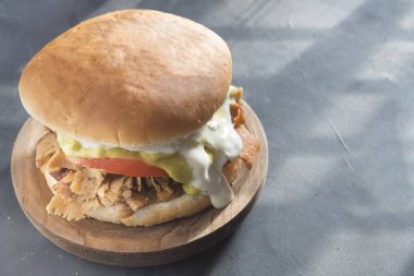 Sandviç Churrasco italiano Tipik Şili yemeği