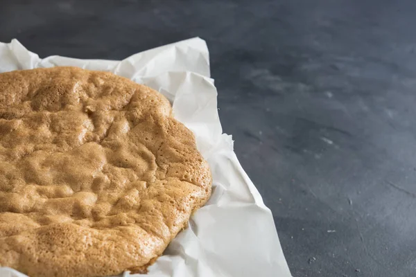 Pan di Spagna tipico in Italia e Francese, torta genovese . — Foto Stock