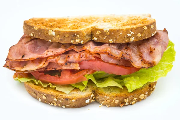 Blt Tipo Sandwich Chiamato Iniziali Dei Suoi Ingredienti Primari Pancetta — Foto Stock