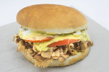 Sandviç Churrasco italiano Tipik Şili yemeği