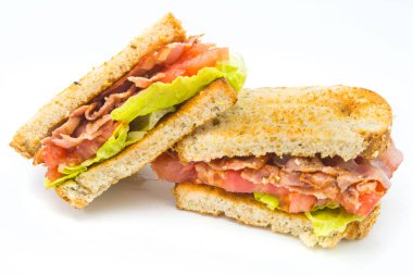 A BLT is a type of sandwich, named for the initials of its primary ingredients, bacon, lettuce and tomato clipart