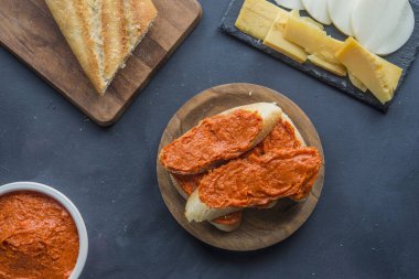 Sobrasada, Mallorca İspanya 'da tipik yiyecekleri izole etmiştir.