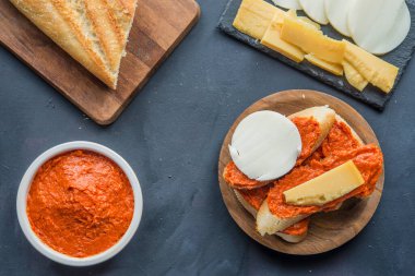 Ekmekli Sobrasada tipik Mallorca İspanya